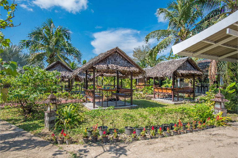 Tropical Outdoor Resort Dining Huts B3 - ThaiLife Meditation & Wellness Resort