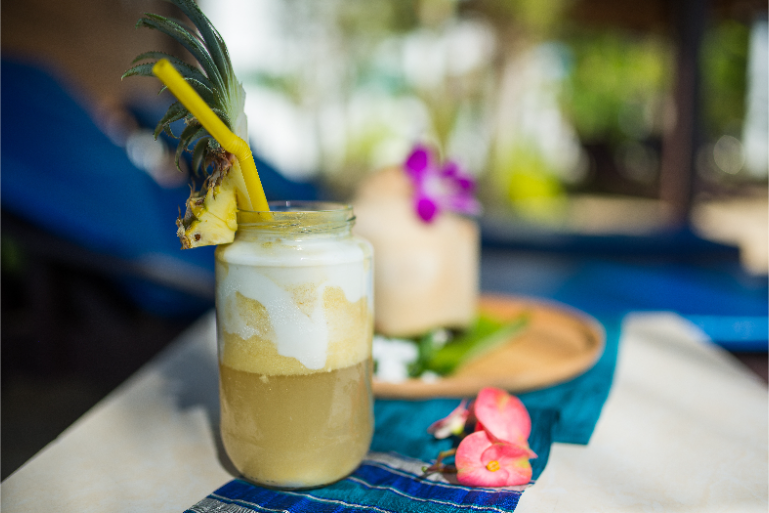 Tropical Resort Guest Signature Cocktails - ThaiLife Meditation & Wellness Resort